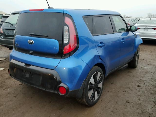 KNDJP3A5XG7298022 - 2016 KIA SOUL + BLUE photo 4