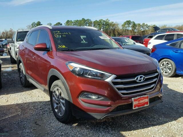 KM8J33A4XHU335801 - 2017 HYUNDAI TUCSON LIM MAROON photo 1