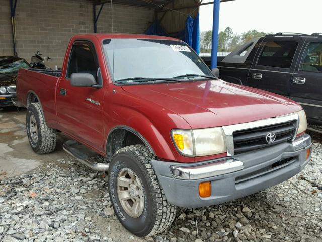 4TANM92N0YZ640204 - 2000 TOYOTA TACOMA PRE MAROON photo 1