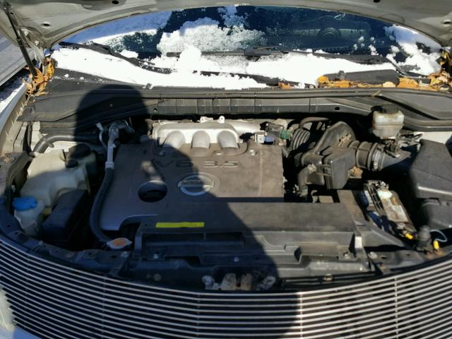 JN8AZ08W23W206686 - 2003 NISSAN MURANO SL SILVER photo 7