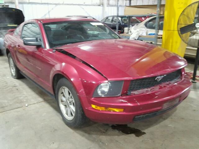 1ZVFT80N965244329 - 2006 FORD MUSTANG BURGUNDY photo 1