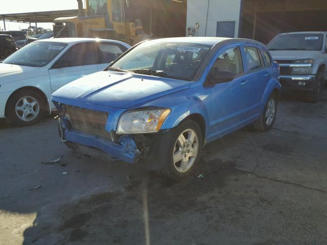 1B3HB48A89D142119 - 2009 DODGE CALIBER SX BLUE photo 2