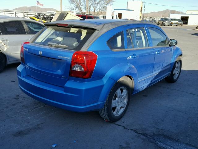 1B3HB48A89D142119 - 2009 DODGE CALIBER SX BLUE photo 4