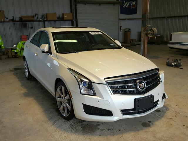 1G6AB5SA6D0163102 - 2013 CADILLAC ATS LUXURY WHITE photo 1