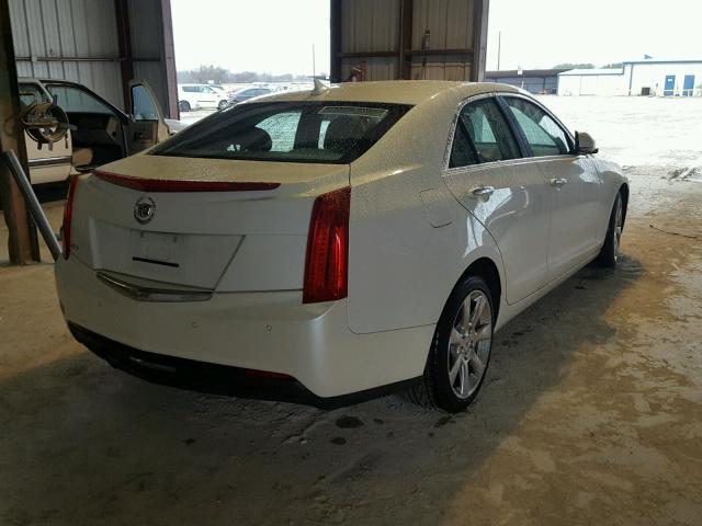 1G6AB5SA6D0163102 - 2013 CADILLAC ATS LUXURY WHITE photo 4