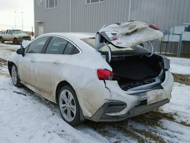 1G1BF5SM0H7170293 - 2017 CHEVROLET CRUZE PREM WHITE photo 3