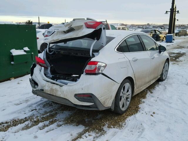 1G1BF5SM0H7170293 - 2017 CHEVROLET CRUZE PREM WHITE photo 4