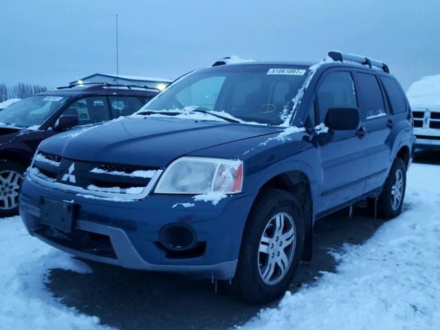 4A4MN21S36E035568 - 2006 MITSUBISHI ENDEAVOR L BLUE photo 2