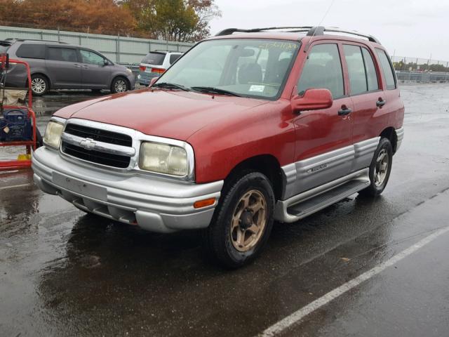 2CNBJ634316953801 - 2001 CHEVROLET TRACKER LT MAROON photo 2