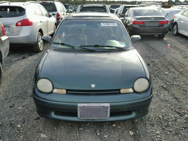 1B3ES47C4WD680303 - 1998 DODGE NEON HIGHL GREEN photo 9