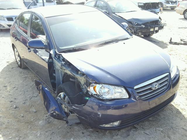 KMHDU46D38U378269 - 2008 HYUNDAI ELANTRA GL BLUE photo 1