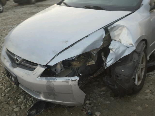 1HGCM66564A026319 - 2004 HONDA ACCORD EX SILVER photo 9