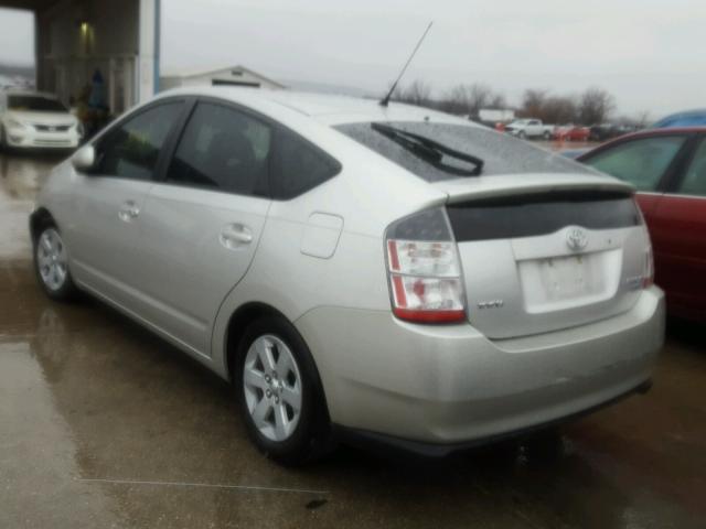 JTDKB20U357036507 - 2005 TOYOTA PRIUS SILVER photo 3