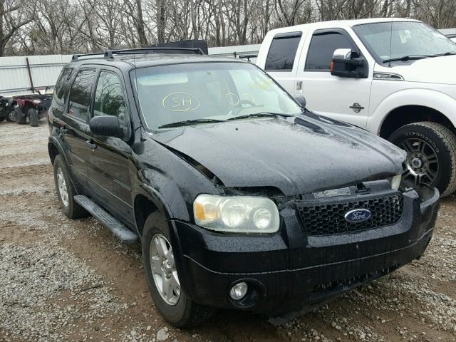 1FMYU031X7KA31164 - 2007 FORD ESCAPE XLT BLACK photo 1