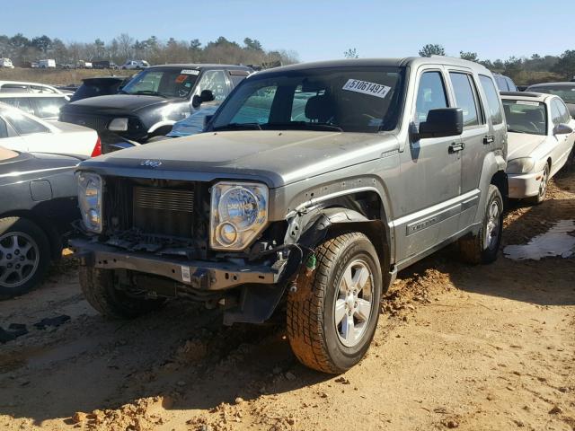 1C4PJLAK6CW178848 - 2012 JEEP LIBERTY SP GRAY photo 2