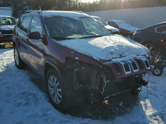 1C4PJMDB2FW739746 - 2015 JEEP CHEROKEE L RED photo 1