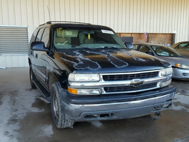 1GNEC13T71J257913 - 2001 CHEVROLET TAHOE C150 BLACK photo 1