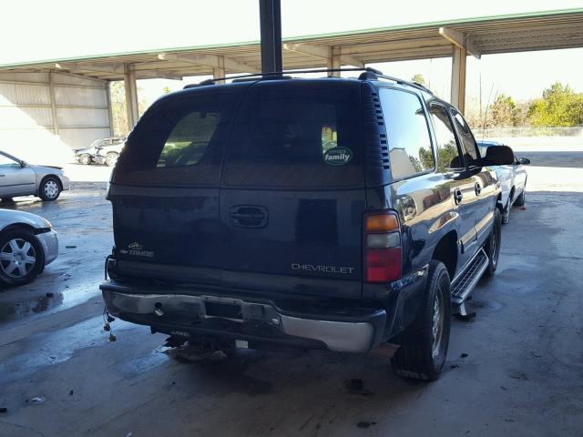 1GNEC13T71J257913 - 2001 CHEVROLET TAHOE C150 BLACK photo 4