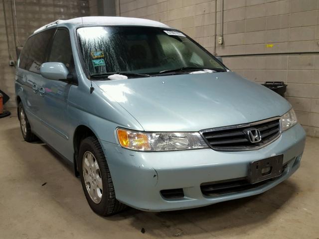 5FNRL18033B090923 - 2003 HONDA ODYSSEY EX BLUE photo 1