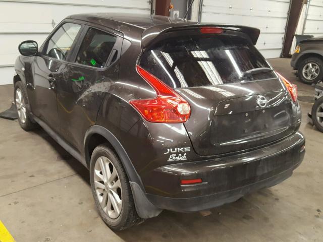 JN8AF5MR9BT018267 - 2011 NISSAN JUKE S CHARCOAL photo 3