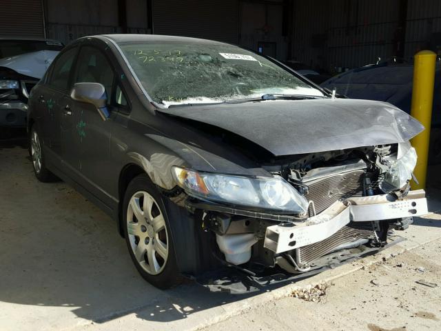 19XFA1F55AE013965 - 2010 HONDA CIVIC LX GRAY photo 1