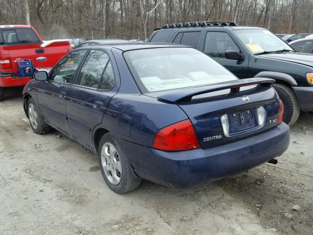 3N1CB51D05L574309 - 2005 NISSAN SENTRA 1.8 BLUE photo 3