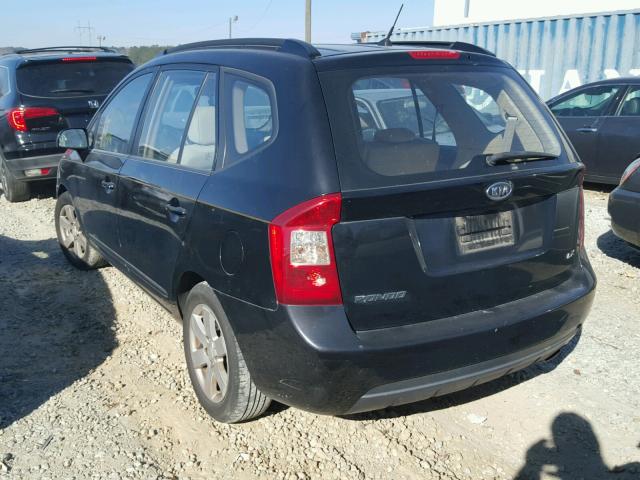 KNAFG525977078786 - 2007 KIA RONDO BASE BLACK photo 3