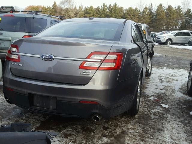 1FAHP2E85DG222531 - 2013 FORD TAURUS SEL SILVER photo 4