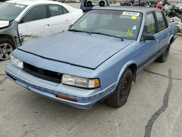 1G3AL54N8N6318466 - 1992 OLDSMOBILE CUTLASS CI BLUE photo 2