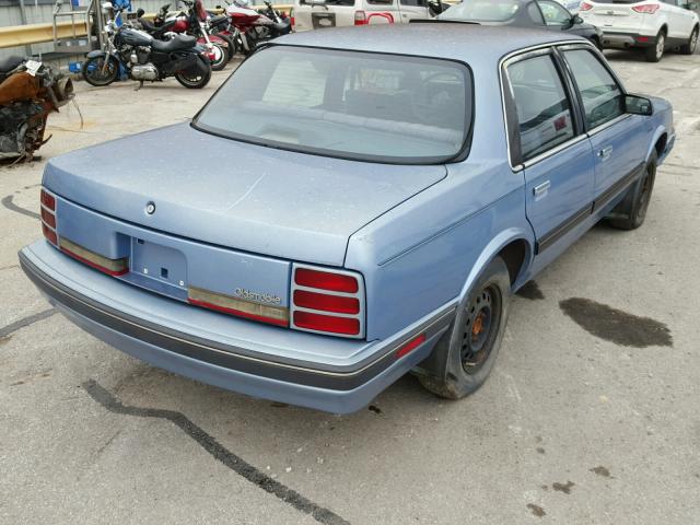 1G3AL54N8N6318466 - 1992 OLDSMOBILE CUTLASS CI BLUE photo 4