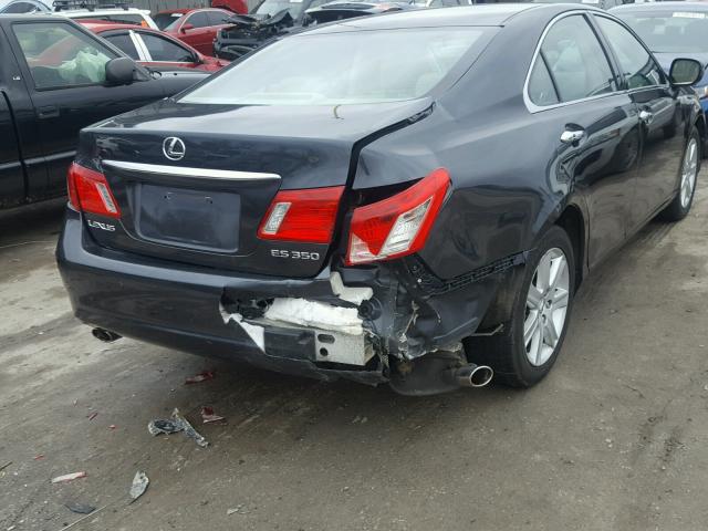 JTHBJ46G772037125 - 2007 LEXUS ES 350 GRAY photo 9