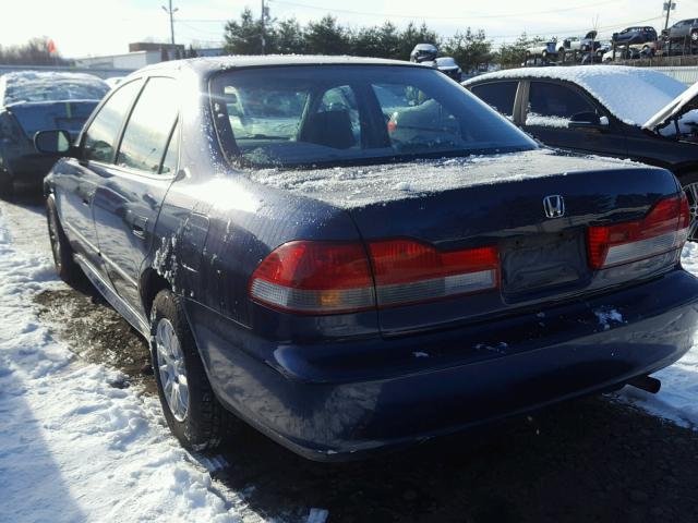 1HGCF86672A038071 - 2002 HONDA ACCORD VAL BLUE photo 3