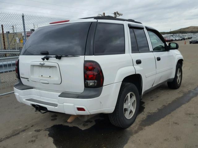 1GNDT13S662251878 - 2006 CHEVROLET TRAILBLAZE WHITE photo 4