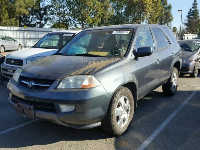 2HNYD18293H527418 - 2003 ACURA MDX GRAY photo 2