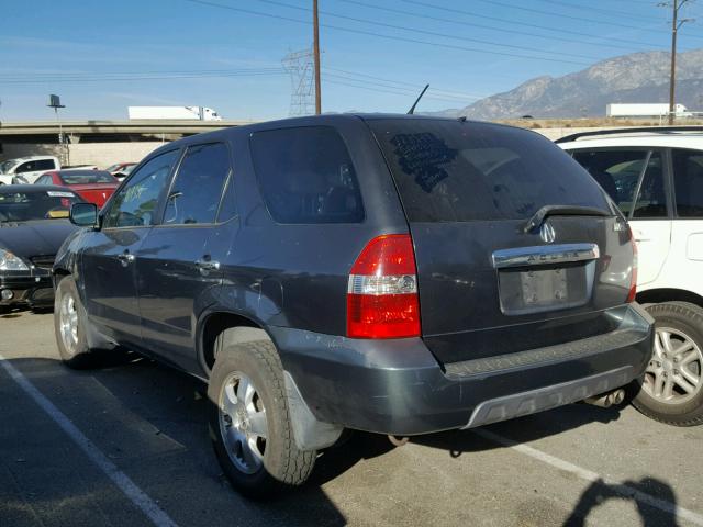 2HNYD18293H527418 - 2003 ACURA MDX GRAY photo 3