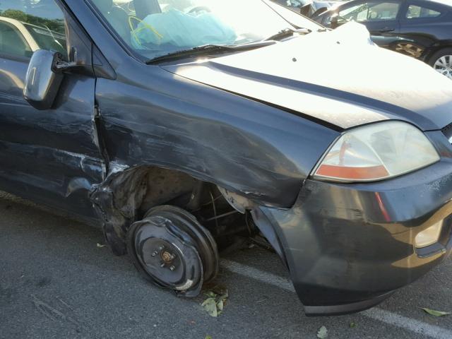 2HNYD18293H527418 - 2003 ACURA MDX GRAY photo 9