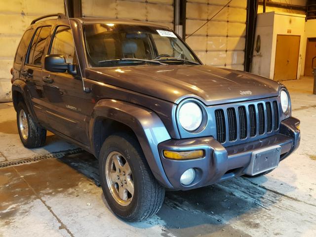 1J8GL58KX2W300419 - 2002 JEEP LIBERTY LI GRAY photo 1