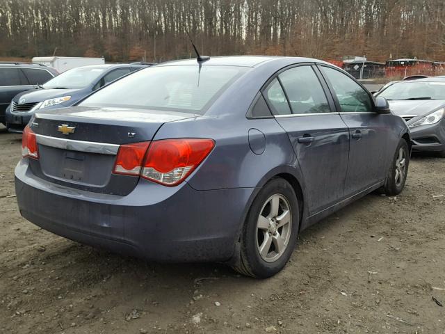 1G1PC5SBXD7323138 - 2013 CHEVROLET CRUZE LT BLUE photo 4