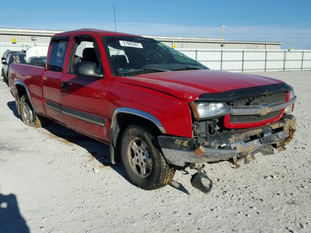 2GCEC19V031188397 - 2003 CHEVROLET SILVERADO RED photo 1