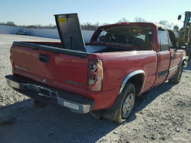 2GCEC19V031188397 - 2003 CHEVROLET SILVERADO RED photo 4