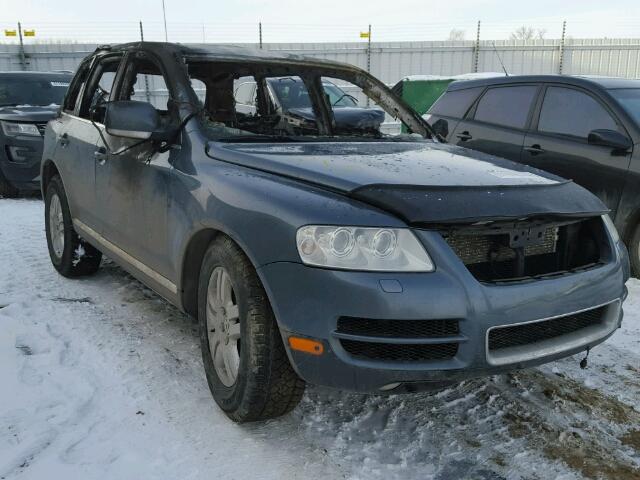 WVGEM67L04D053384 - 2004 VOLKSWAGEN TOUAREG 4. GRAY photo 1