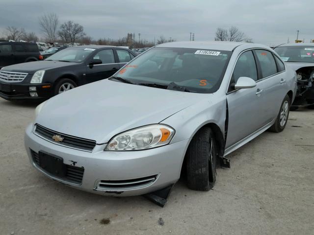 2G1WA5EK2A1156795 - 2010 CHEVROLET IMPALA LS SILVER photo 2