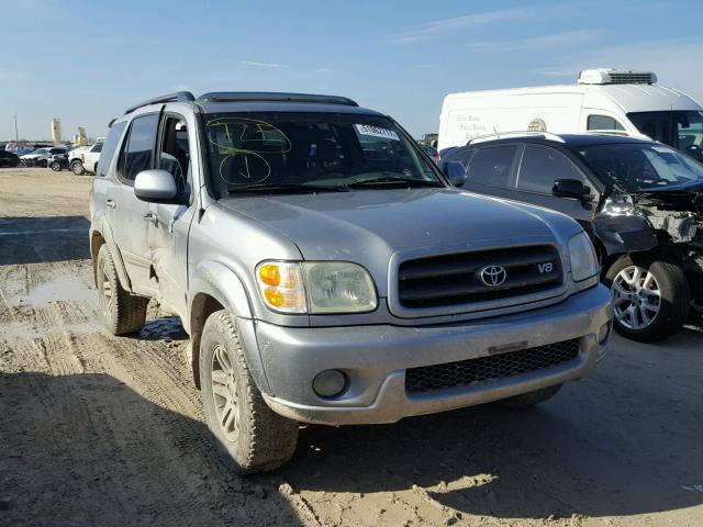 5TDZT34A14S210953 - 2004 TOYOTA SEQUOIA SR CHARCOAL photo 1