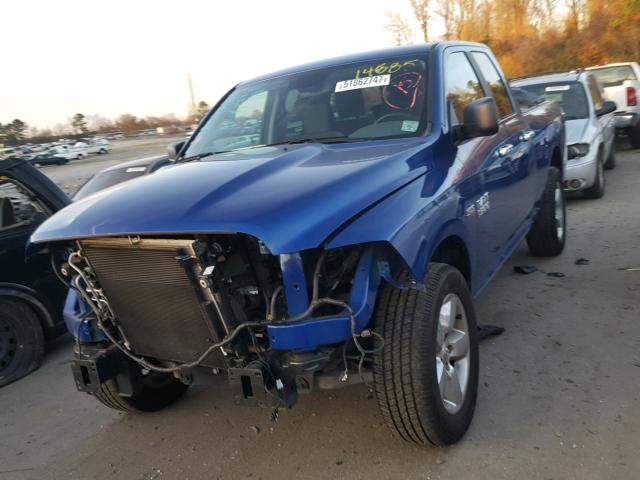 1C6RR6GT7GS147339 - 2016 RAM 1500 SLT BLUE photo 2