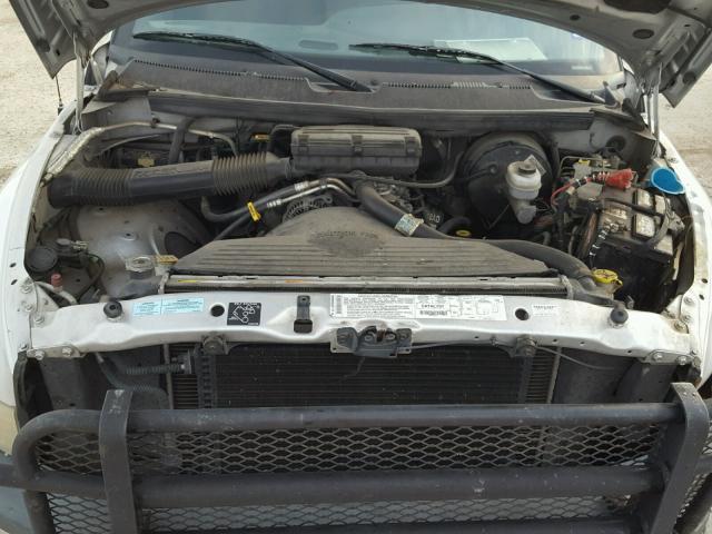 1B7HC16X41S209767 - 2001 DODGE RAM 1500 SILVER photo 7