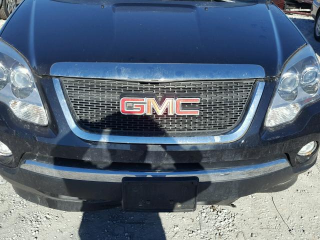 1GKKVPED3CJ402290 - 2012 GMC ACADIA SLE BLACK photo 7