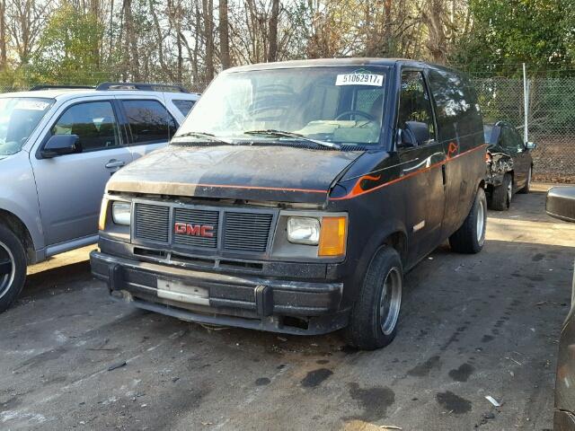 1GTCM15Z6PB531569 - 1993 GMC SAFARI BLACK photo 2