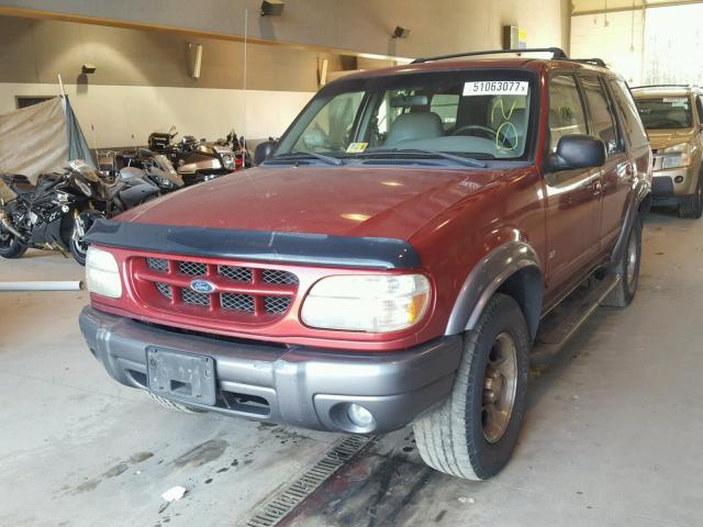 1FMZU32EXXUC13316 - 1999 FORD EXPLORER RED photo 2