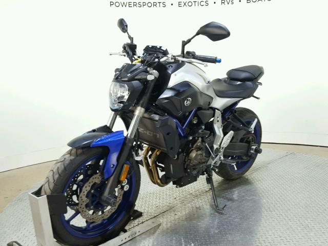 JYARM06E2GA009457 - 2016 YAMAHA FZ07 BLUE photo 4