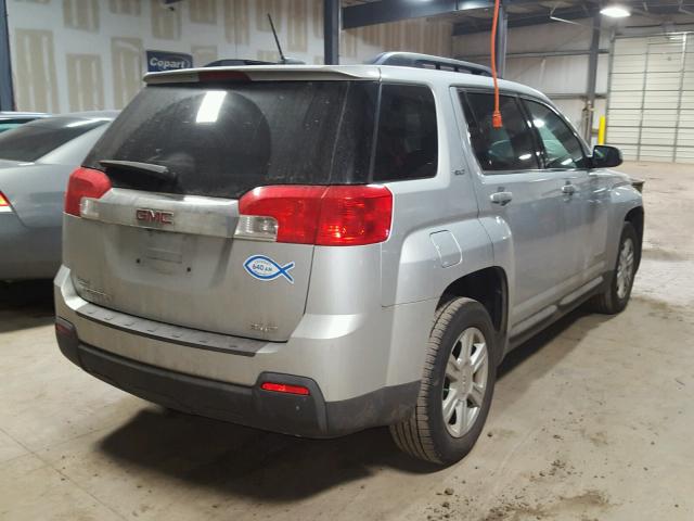 2GKFLXEK0F6186132 - 2015 GMC TERRAIN SL SILVER photo 4